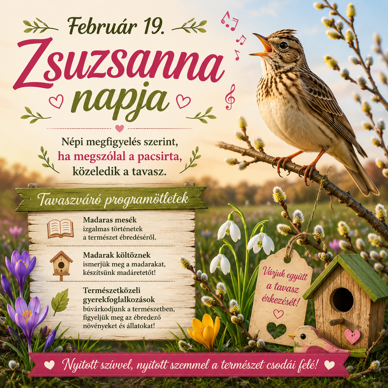Február 19 – Zsuzsanna nap