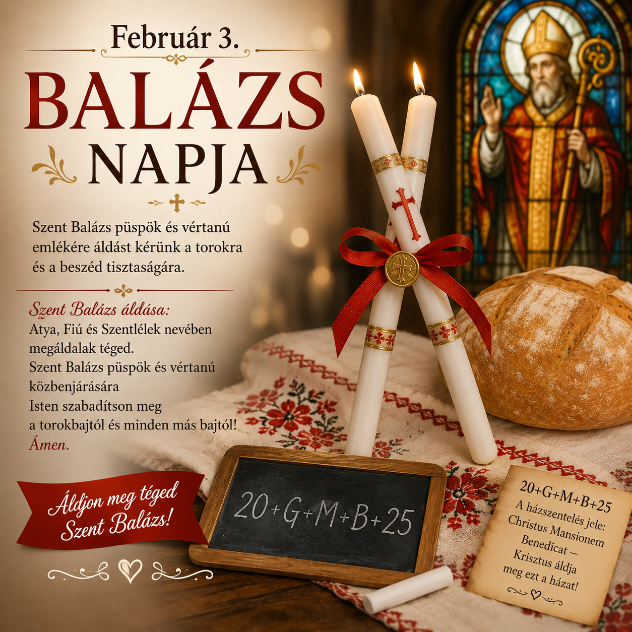 Február 3 – Balázs napja