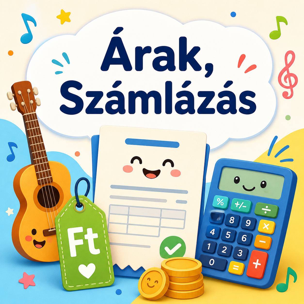 Gyerekzenekarok Árak, Számlázás