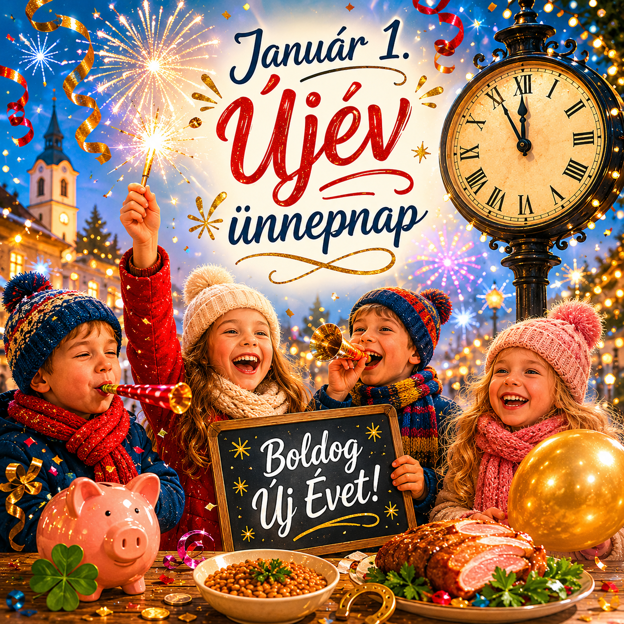 Január 1 - Újév ünnepnap