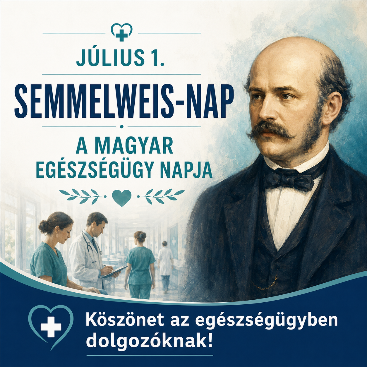 Július 1 – Semmelweis-nap, a magyar egészségügy napja
