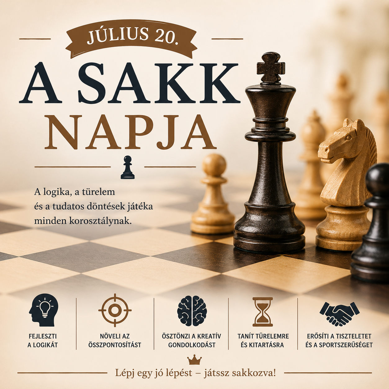 Július 20 – A sakk napja