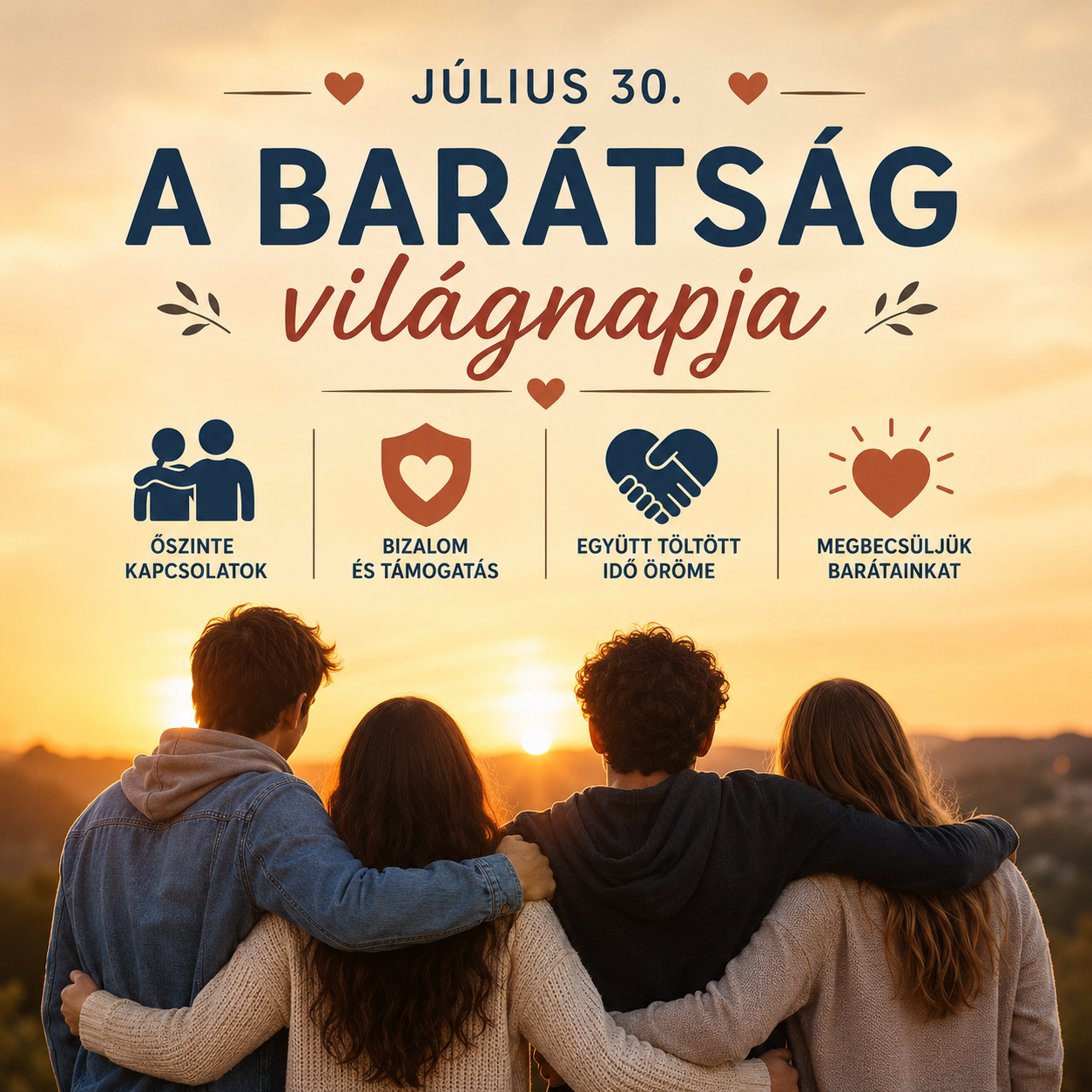 Július 30 – A barátság világnapja