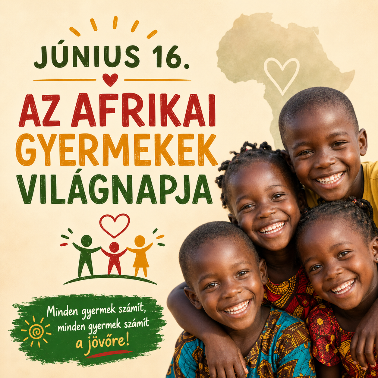 Június 16 – Az afrikai gyermekek világnapja