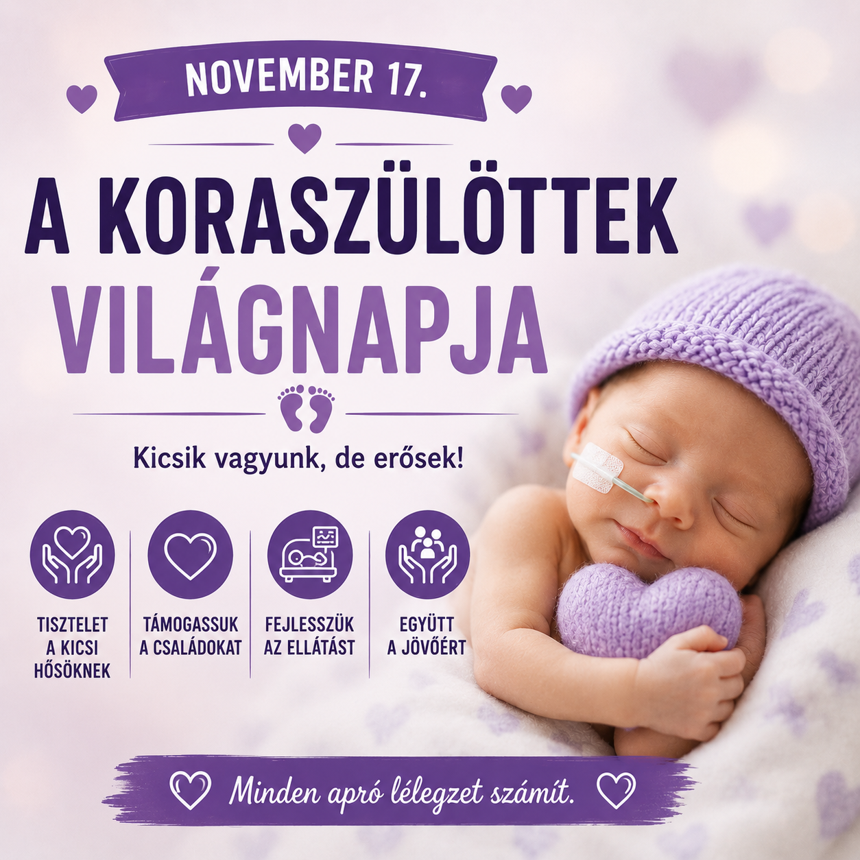 November 17 – A koraszülöttek világnapja