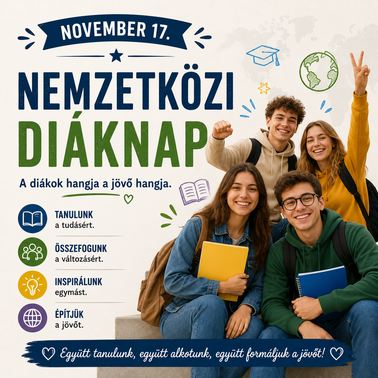 November 17 – Nemzetközi diáknap