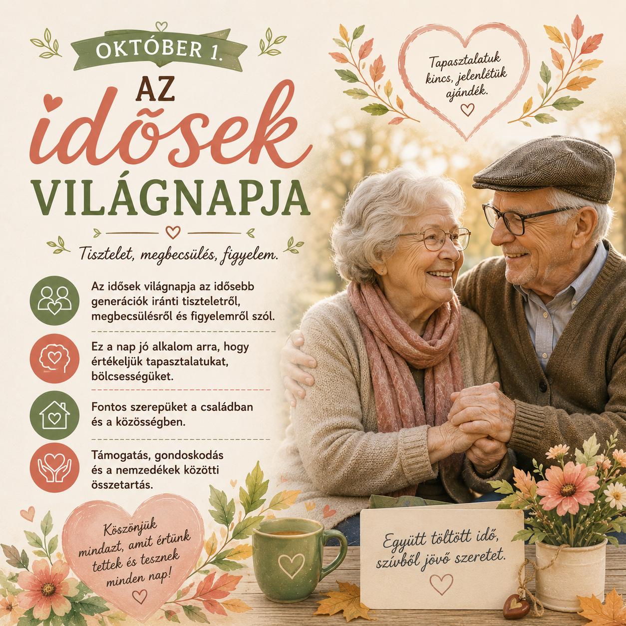Október 1 – Az idősek világnapja