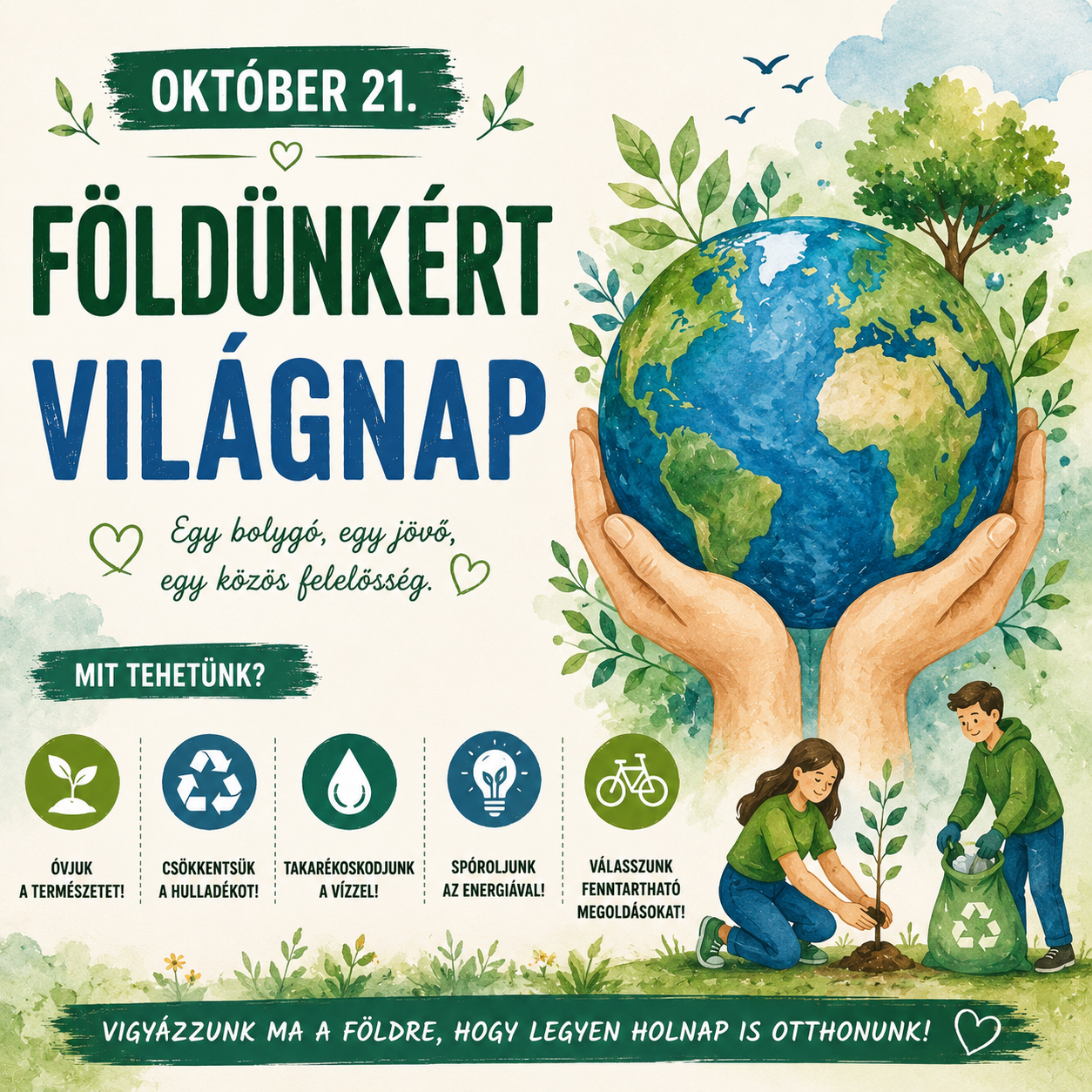 Október 21 – Földünkért világnap