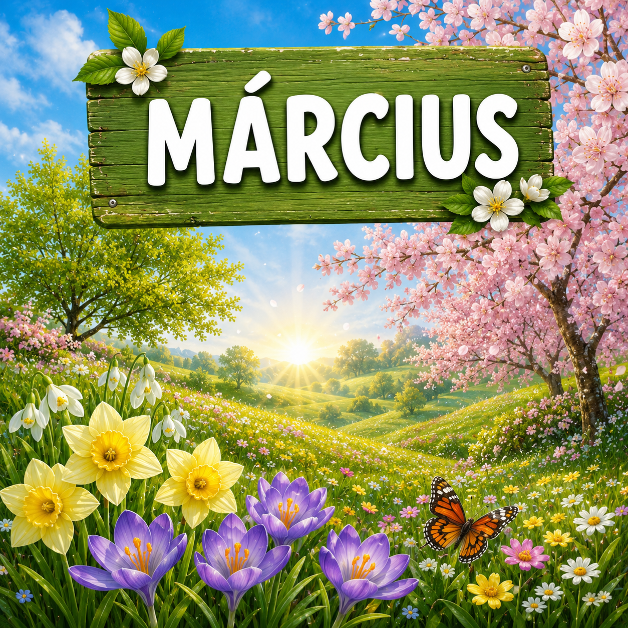 Március