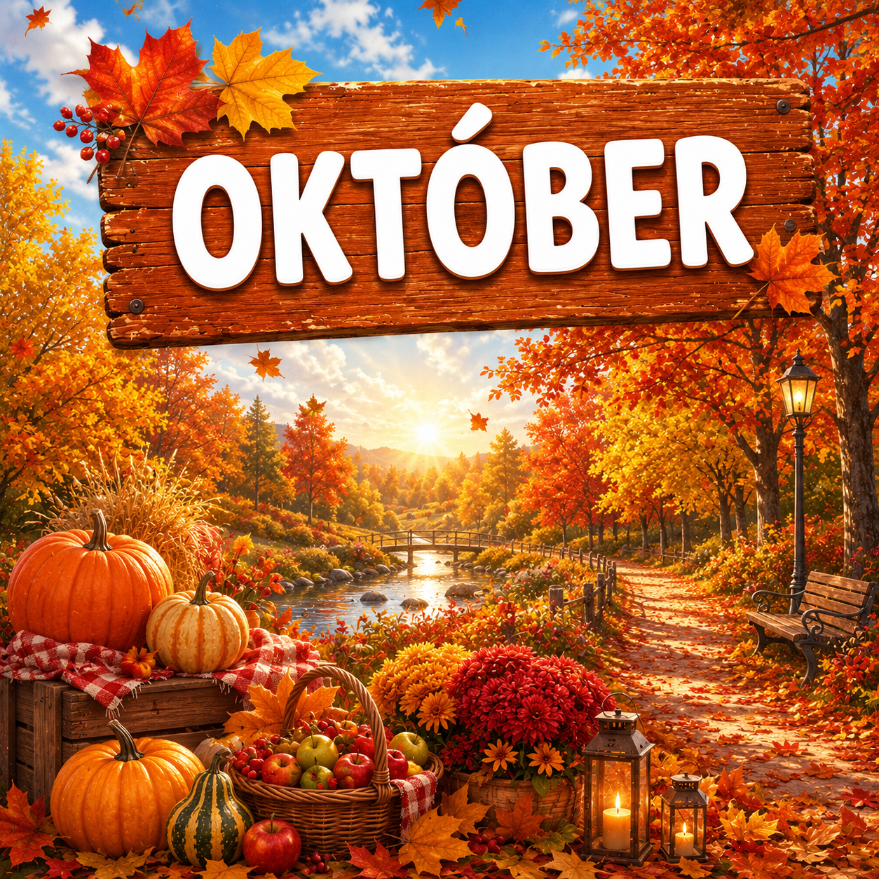 Október