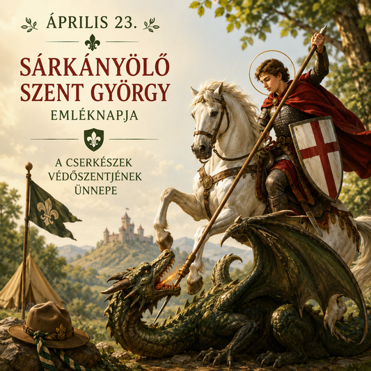 Április 23 - Sárkányölő Szent György emléknapja, a cserkészek védőszentjének ünnepe