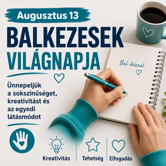 Augusztus 13 – Balkezesek világnapja