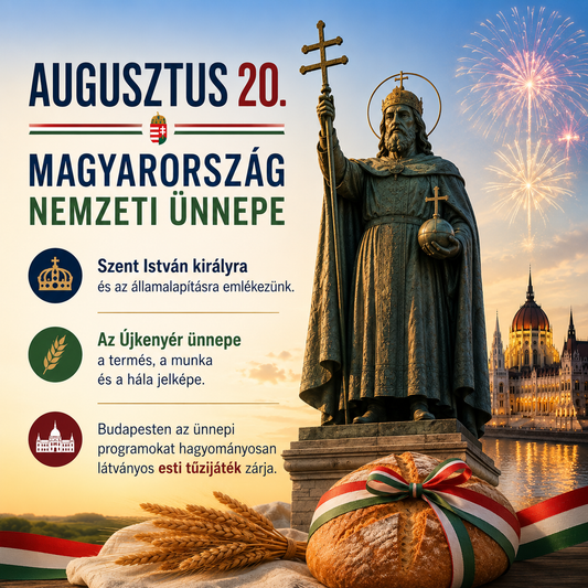 Augusztus 20 – Újkenyér ünnepe, Szent István napja és az államalapítás ünnepe