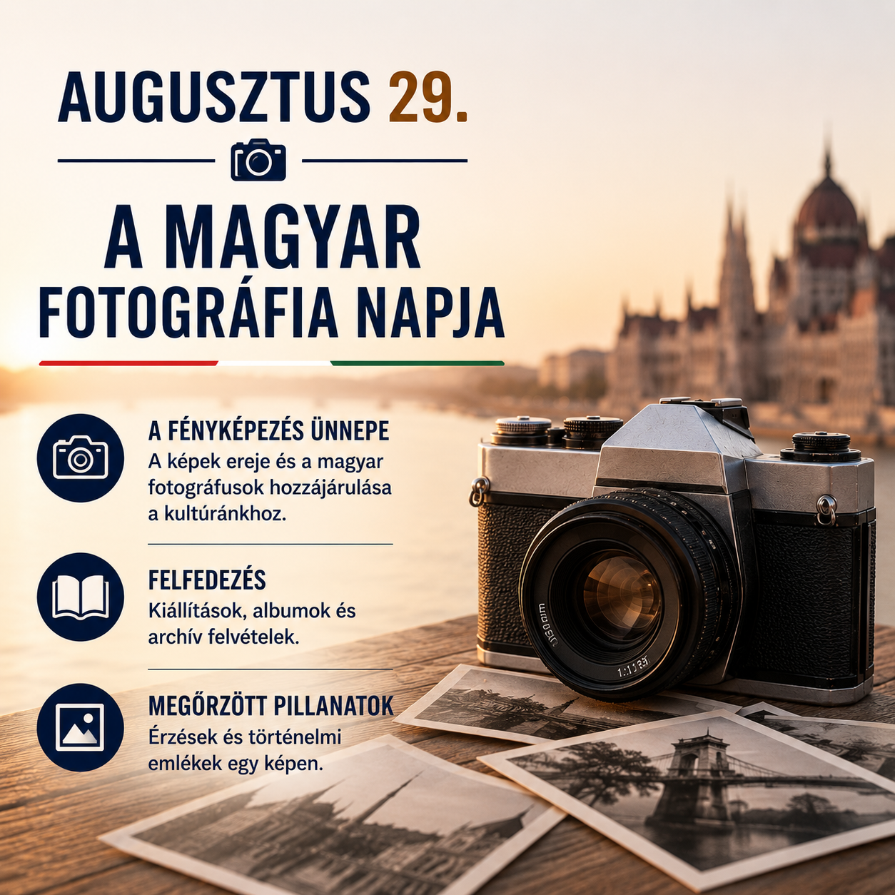 Augusztus 29 – A magyar fotográfia napja