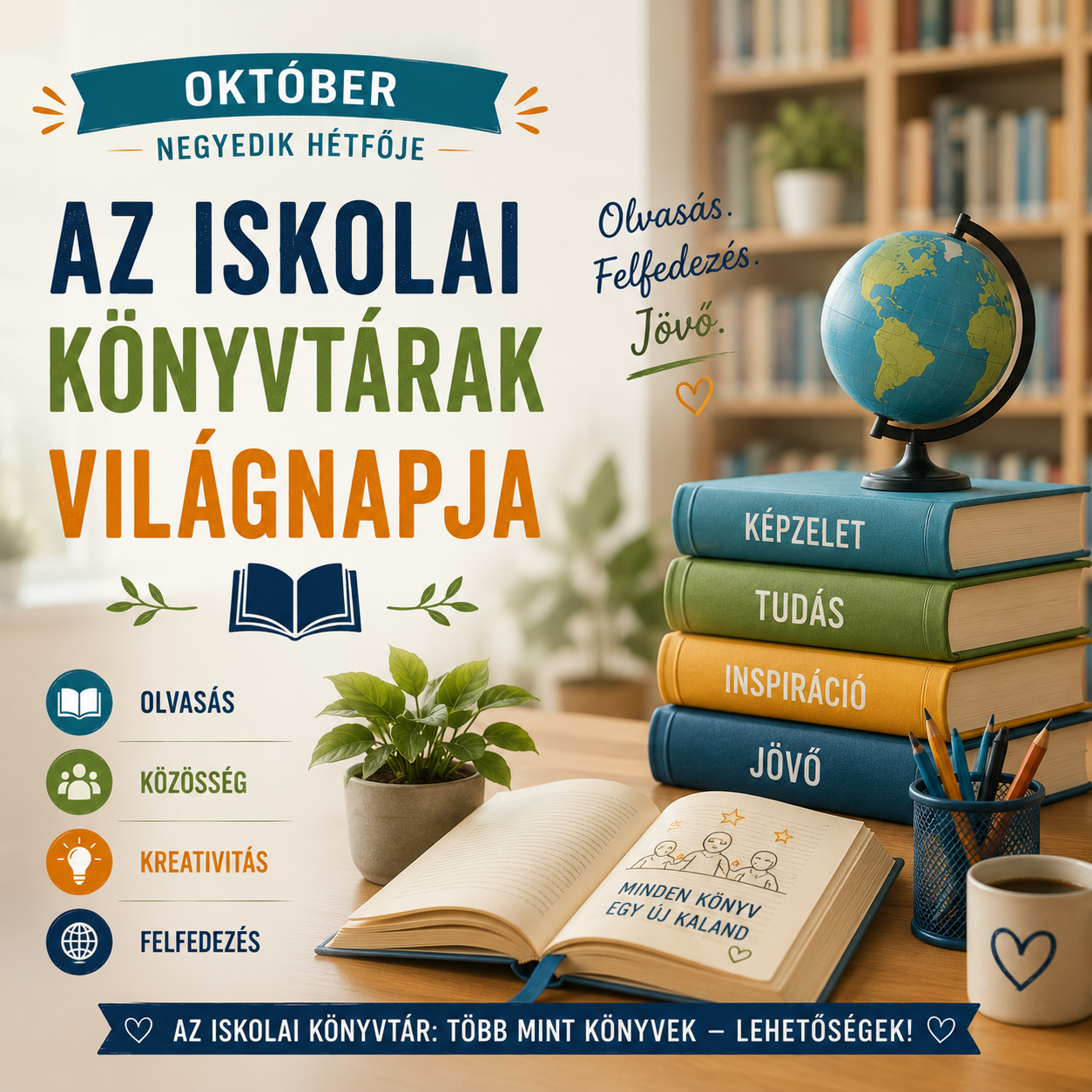 Az iskolai könyvtárak világnapja