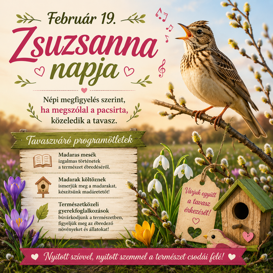 Február 19 – Zsuzsanna nap