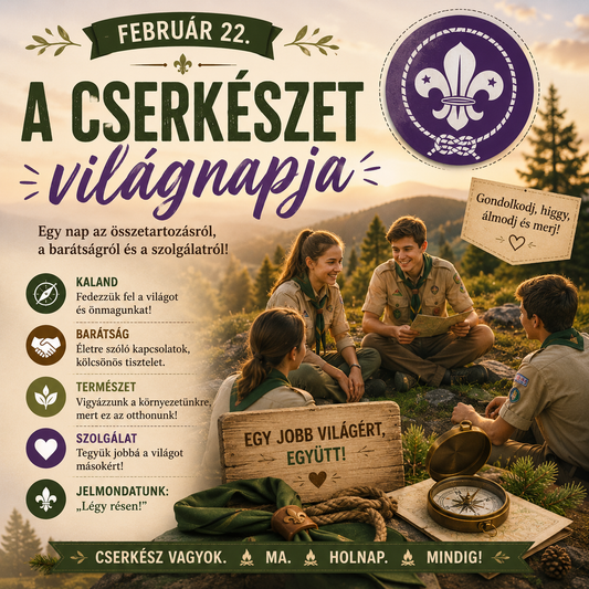 Február 22 - A cserkészet világnapja
