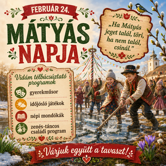 Február 24 – Mátyás napja