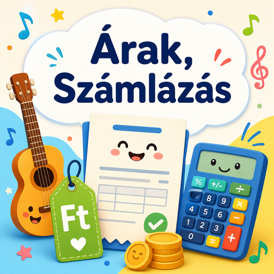 Gyerekkoncert Árak, Számlázás