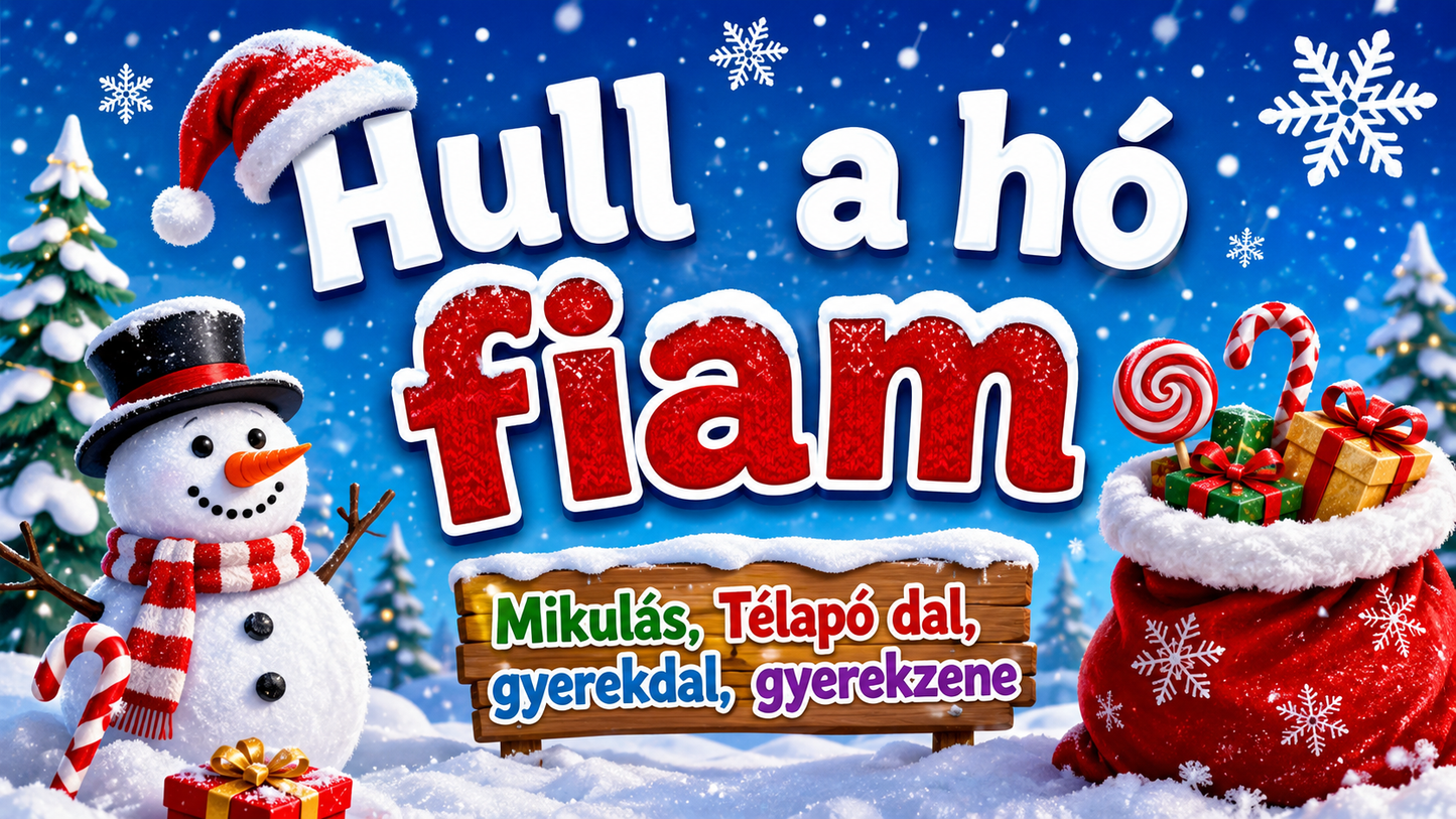 Tilu és Én - Hull a hó fiam (Mikulás, Télapó dal, gyerekdal, gyerekzene)