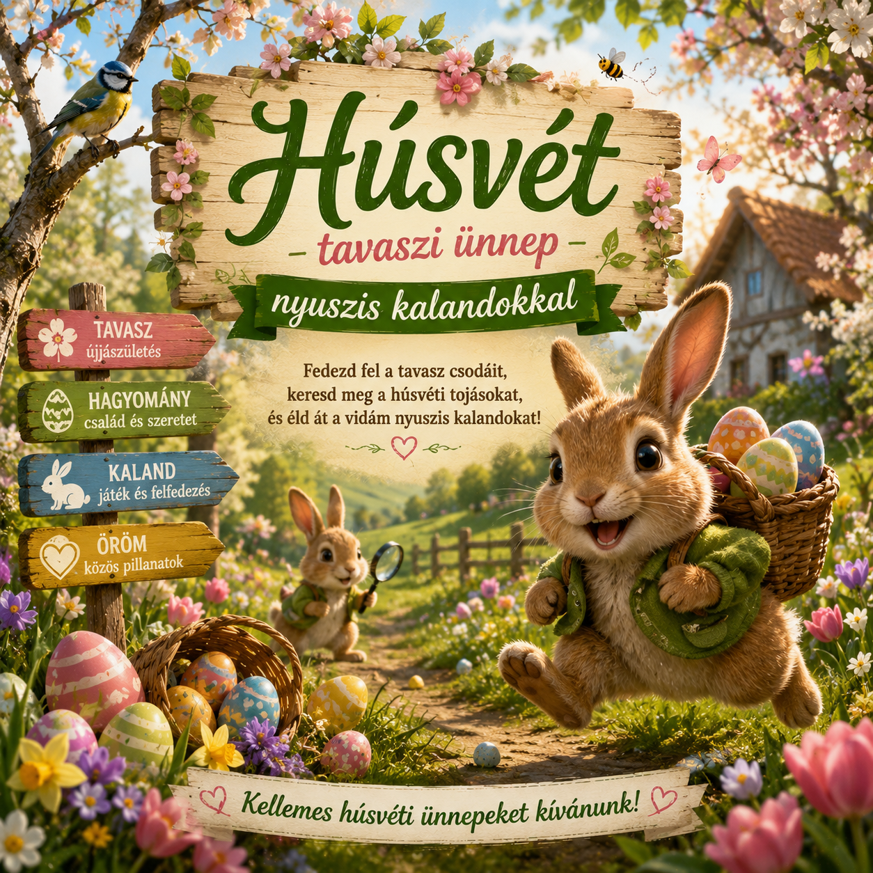 Húsvét – tavaszi ünnep, nyuszis kalandokkal