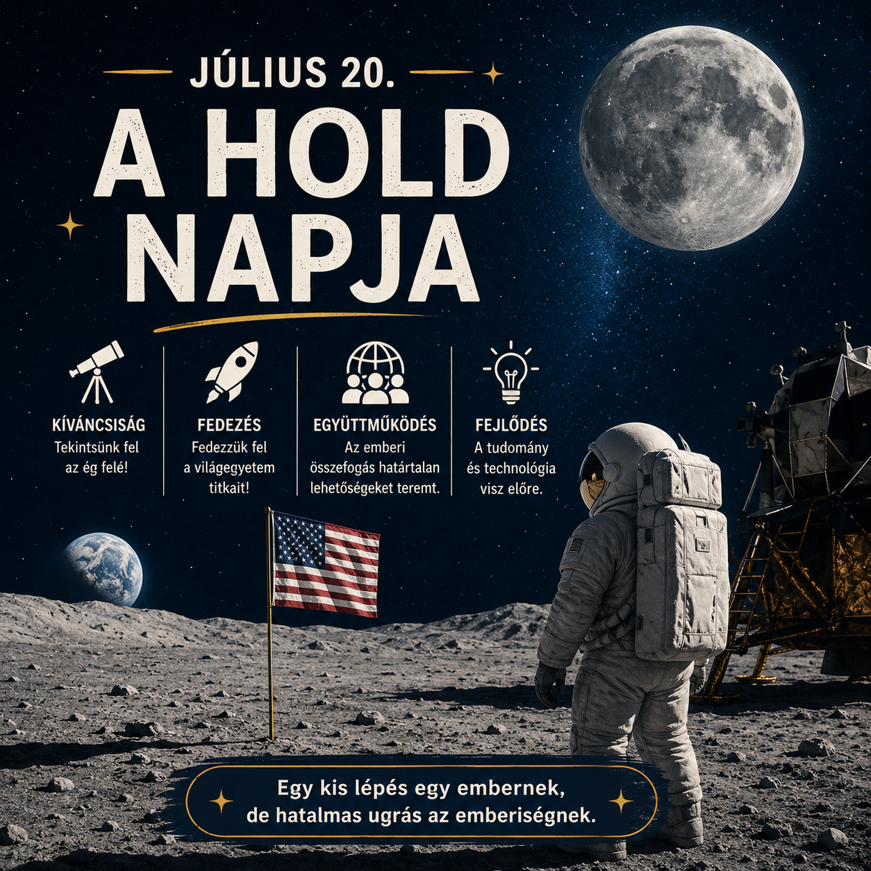 Július 20 – A Hold napja