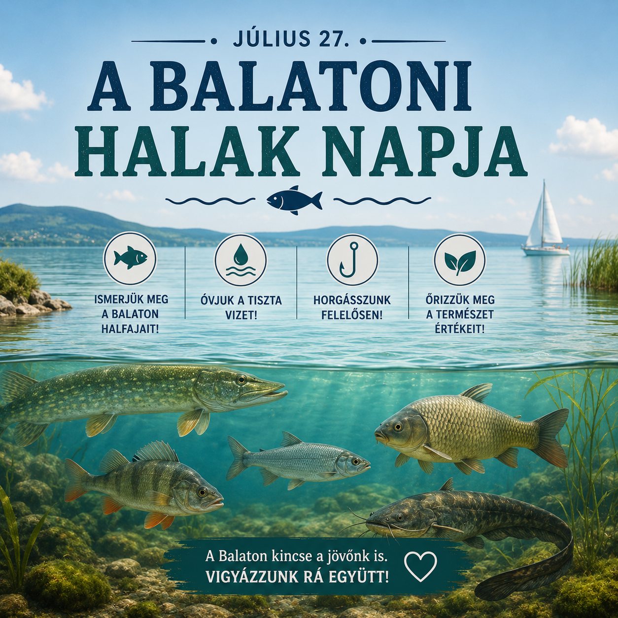 Július 27 – A balatoni halak napja