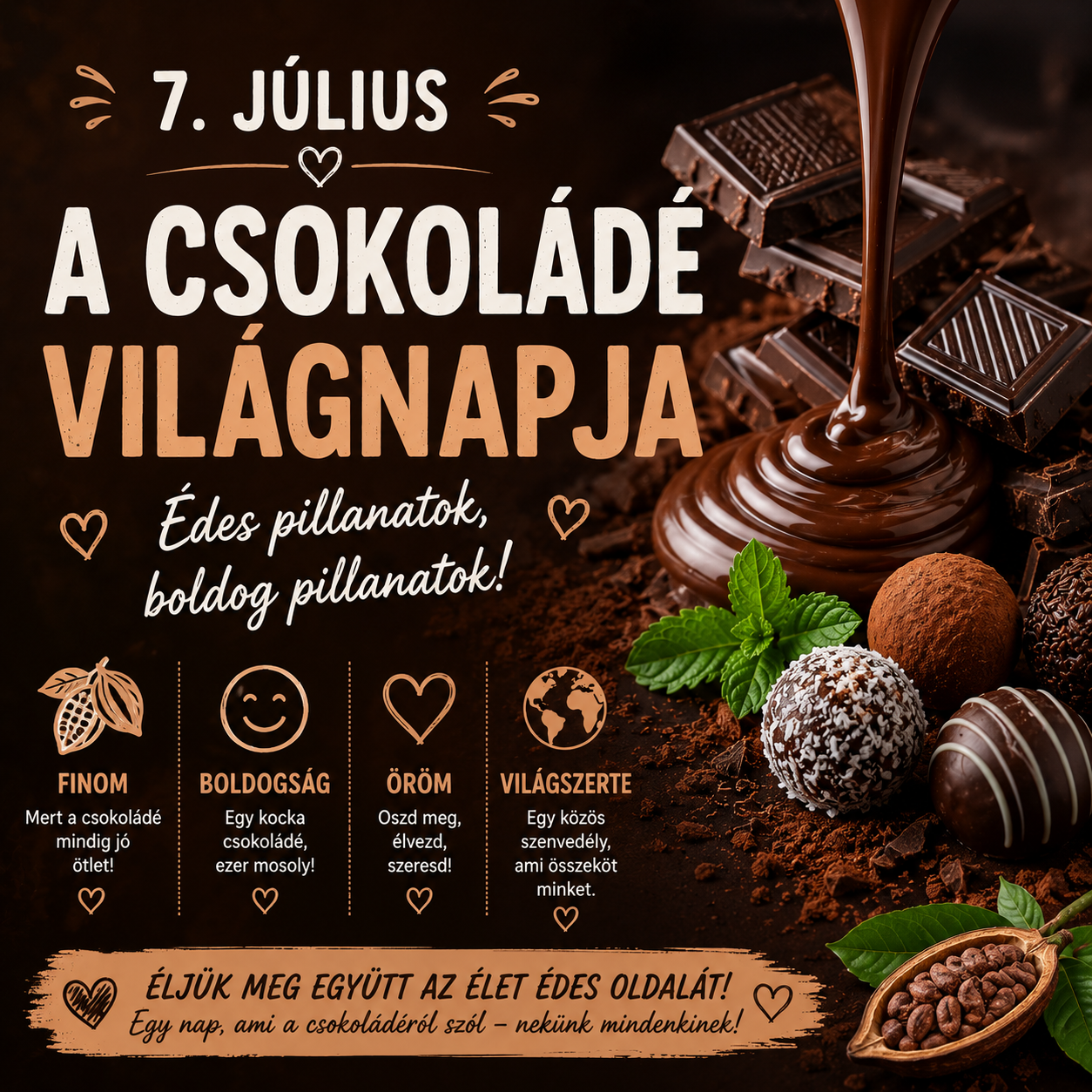 Július 7 – A csokoládé világnapja