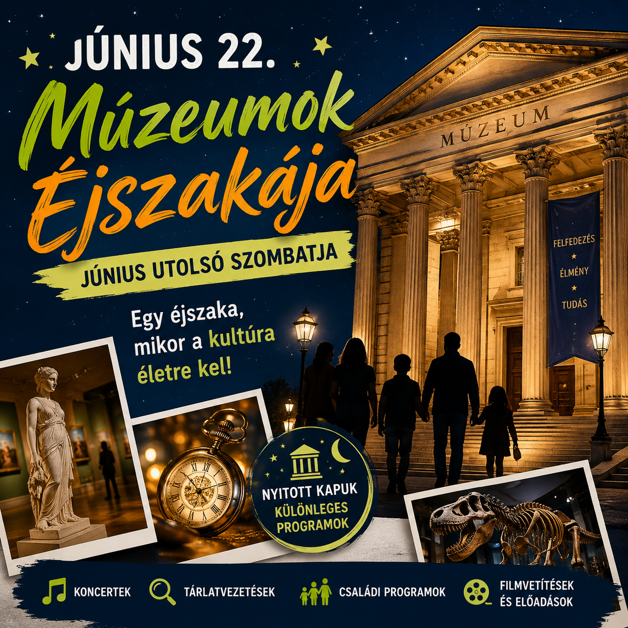 Június 22 – Múzeumok Éjszakája