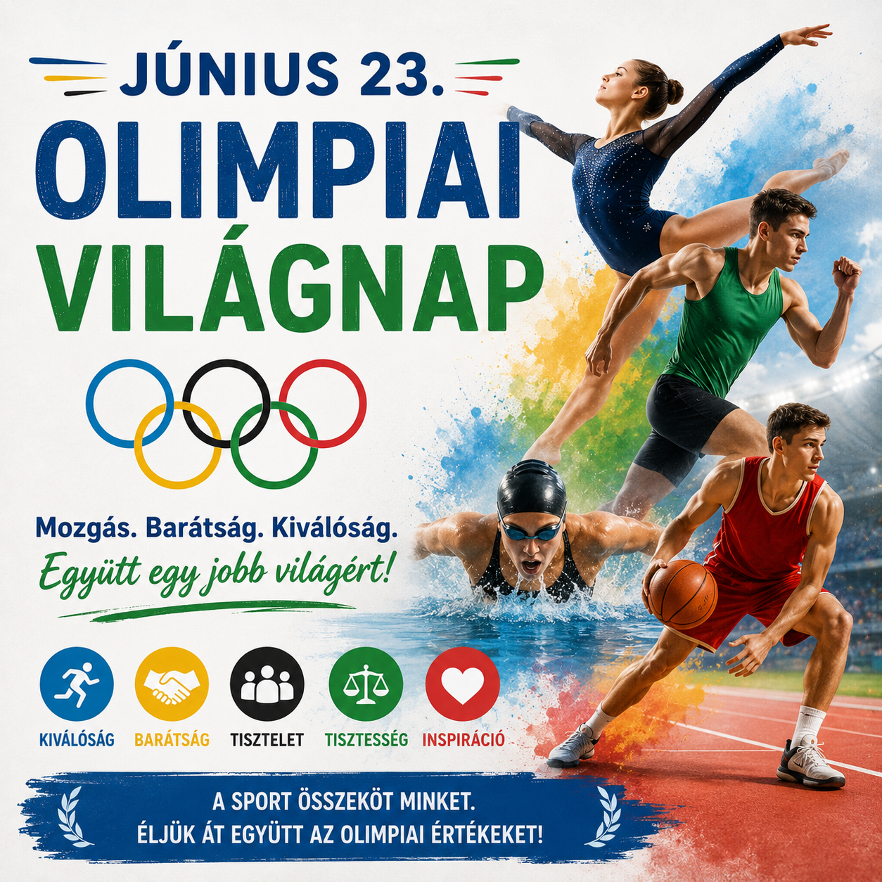 Június 23 - Olimpiai világnap