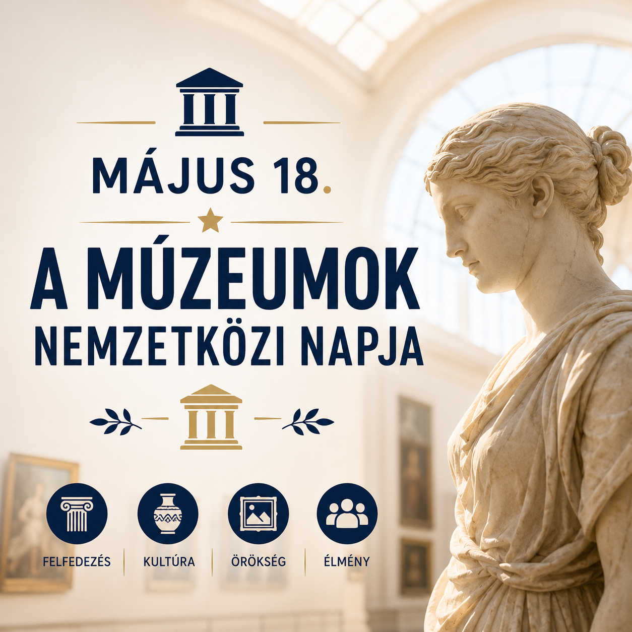 Május 18 - A múzeumok nemzetközi napja