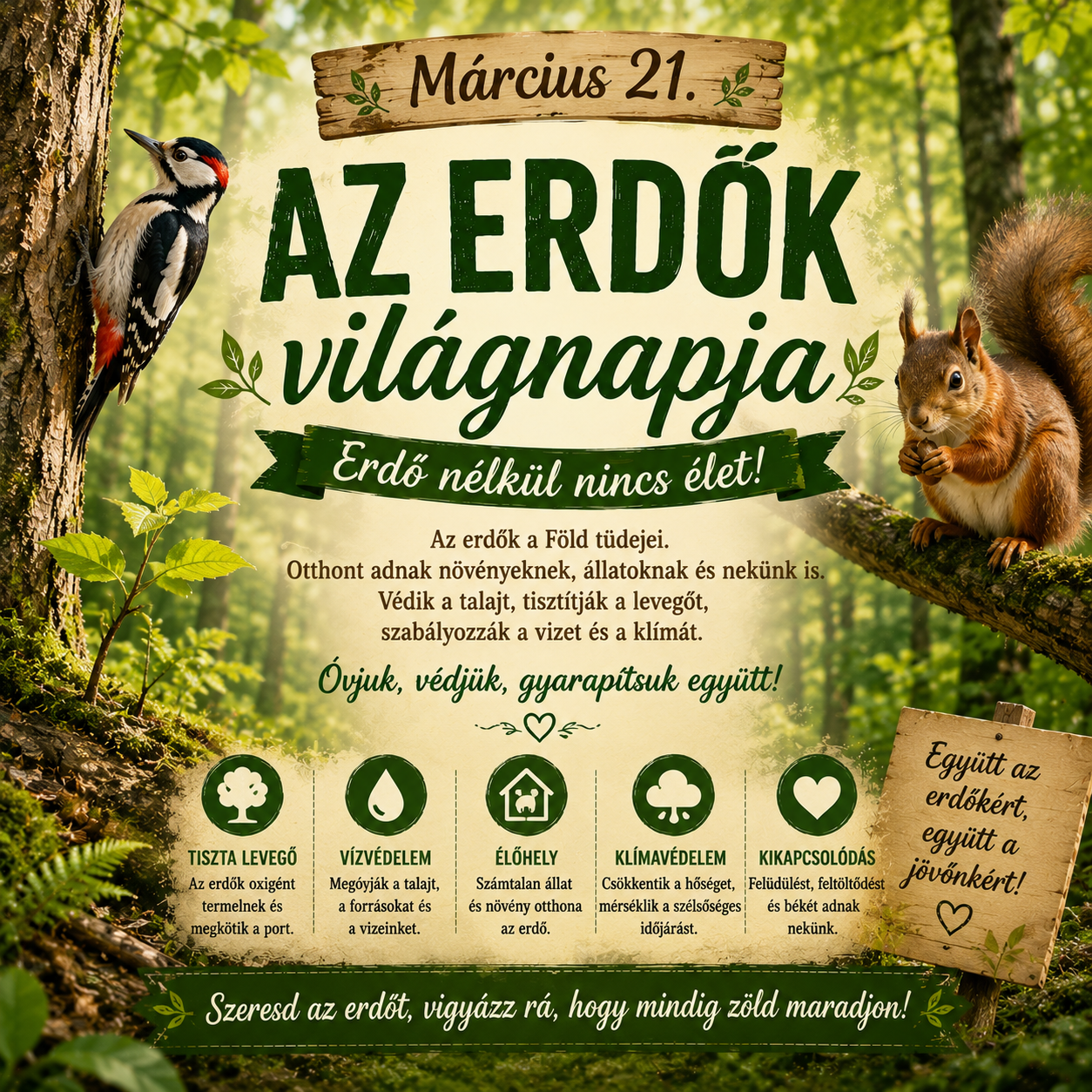 Március 21 - Az erdők világnapja