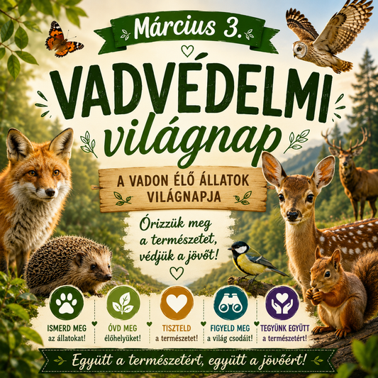 Március 3 - Vadvédelmi világnap - vadon élő állatok világnapja