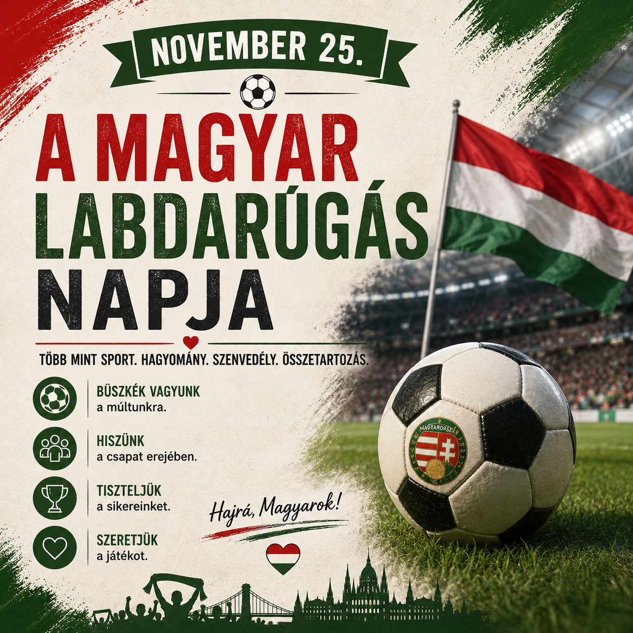 November 25 – A magyar labdarúgás napja