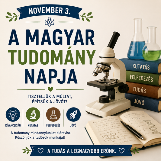 November 3 – A magyar tudomány napja