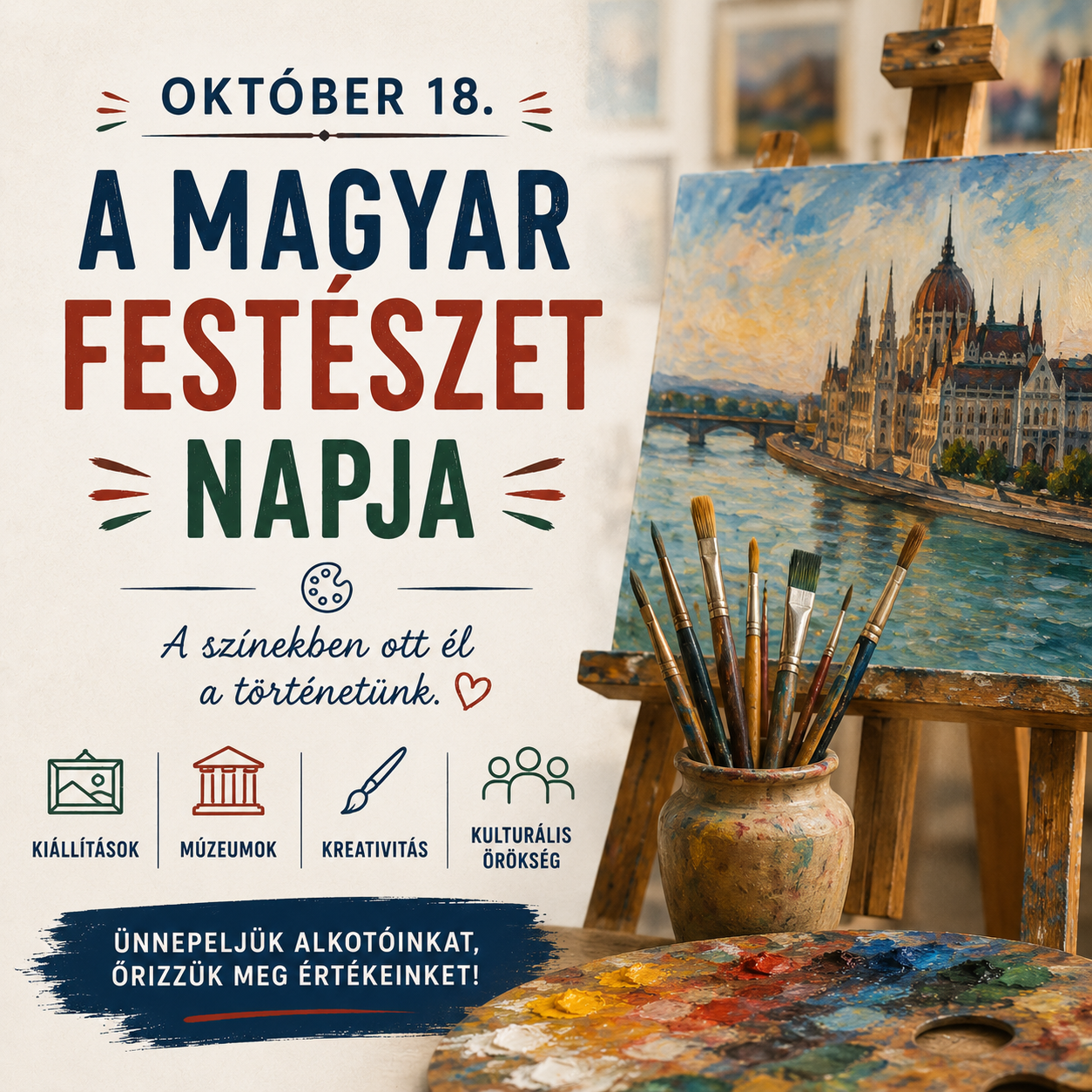 Október 18 – A magyar festészet napja