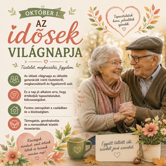Október 1 – Az idősek világnapja