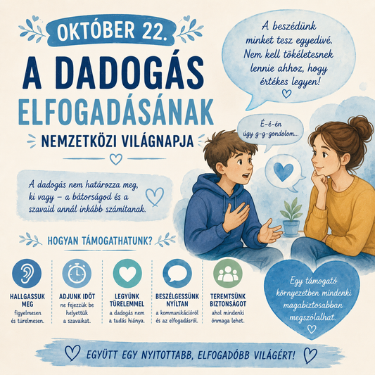 Október 22 – A dadogás elfogadásának nemzetközi világnapja