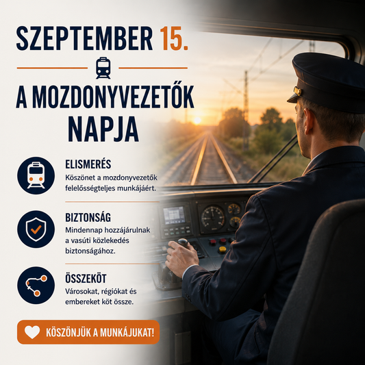 Szeptember 15 – A mozdonyvezetők napja
